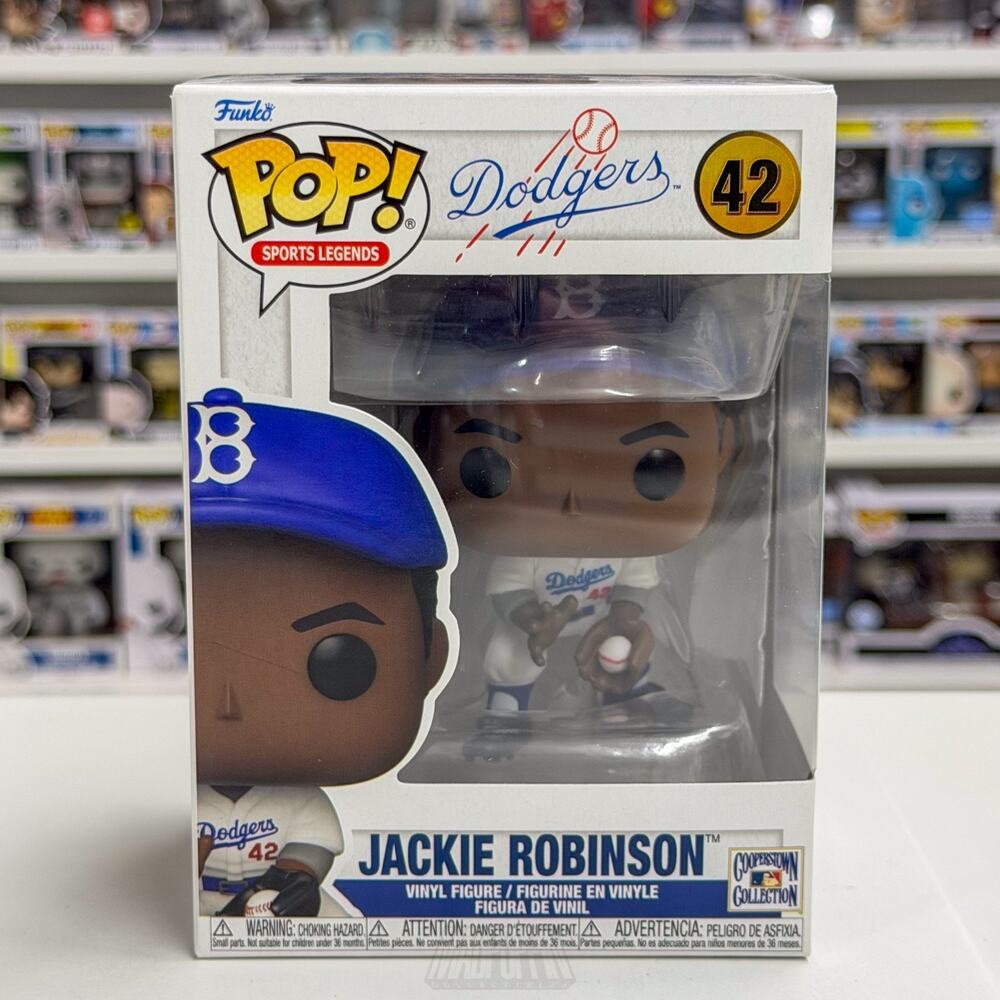 Funko Pop Sports Legends Baseball Brooklyn Dodgers Jackie Robinson 42 Toy Figure